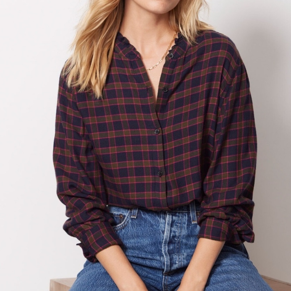 Rails Andie Flannel Plaid Shirt XS